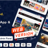News App and Web -Flutter News App for Android and IOS App | News Website with Admin panel