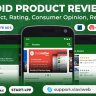 Android Product Review App (Product, Rating, Consumer Opinion, Reviews)