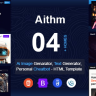 Aithm - AI Agency & Futuristic Startup HTML Template