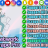 Social Network Data Bulk Scrape & Extractor