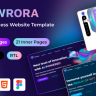 Awrora - AI Blockchain NFT Digital Business React Vue HTML Template