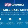 WooCommerce Table Rate Shipping
