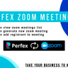Perfex Zoom Meeting Module