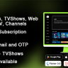 DTLiveTV - Flutter Android TV App - Movies – TV Series – Live TV - Channels - OTT - Admin Panel