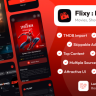 Flixy : Movie App : Series,Live TV, Video Streaming App, Netflix Clone : Android/Laravel