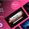 Musicly - Music Bands and Musicians Next Js Template