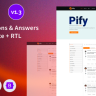 Pify - Social Questions & Answers Bootstrap 5 Template