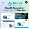 Turmet - Travel & Tour Agency React NextJS Template