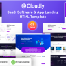 Cloudly - SaaS, Software & App Landing HTML Template