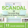 SCANDAL - Personal Blog, Magazine & News Template