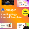 Akpager - Multipurpose Landing Page Laravel Template