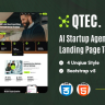 Qtech - AI Agency Startup HTML Landing Page Template