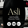 Asli – AJAX Portfolio Elementor WordPress Theme