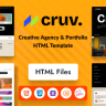 Cruv - Creative Agency & Portfolio Html Template