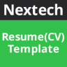 Nextech Resume CV Template