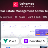 Lahomes - Vue 3 Real Estate Management Admin Dashboard