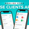 REALISE - RISE CRM Customer Mobile App for Android and IOS | Flutter App with API Plugin Included