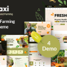 Orgaxi - Organic food and fram WordPress Theme