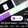 Erratum - 404 Error pages + Coming soon + Login + Signup