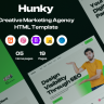 Hunky - Creative Agency & Portfolio HTML Template