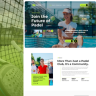 Adelux - Padel Club & Community HTML Bootstrap Template