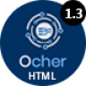Ocher - Bitcoin, Ethereum & Cryptocurrency HTML Landing Page Template