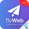 FlyWeb for Web to App Convertor Flutter + Admin Panel