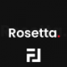 Rosetta - Minimalist & Typography Based WordPress Blog Theme