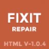 Phone, Computer Repair Shop Website Template | Fixit