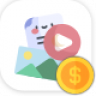 Video/Image/Gif/Quote App With Earning system (Reward points)