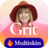 Grit - Coaching & Online Courses Multiskin WordPress Theme