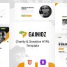 Gainioz - Charity & Donation HTML Template