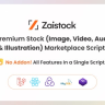 Zaistock - Free & Premium Stock Photo, Video, Audio, Icon Illustration Script