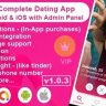 Flutter Complete Dating App for Android & iOS with Admin Panel