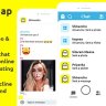 ChatSnap - Snapchat clone social network friend face filters chat editor + android studio + firebase