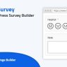 AH Survey - Survey Builder With Multiple Questions Type