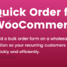 Quick Order for WooCommerce