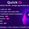 QuickAI OpenAI - AI Writing Assistant and Content Creator as SaaS