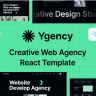 Ygency - Web Design Agency React NextJs Template