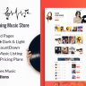 Tunein Online Music Store and Radio Station HTML Template