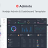 Adminto - NodeJS Admin & Dashboard Template