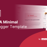 MIA Minimal Blogger Template