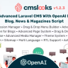 CMSLooks | Laravel CMS With OpenAI Powered Blog, News & Magazines Script