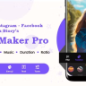 Instagram, FB, YouTube, WhatsApp Status - Story - Post - Reels Video Maker Pro