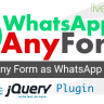 WhatsApp AnyForm - Submit Form as WhatsApp Message | WhatsApp Contact Form - jQuery Plugin