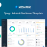 Konrix - Django Tailwind Admin & Dashboard Template