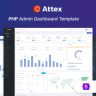Attex - PHP Admin & Dashboard Template