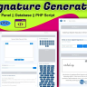 Digital Signature Generator PHP Script With Admin Panel