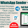 WaSender Bulk WhatsApp Sender + Group Sender + WhatsApp Auto Reply Bot
