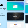 VibeUp - Tailwind CSS Coming Soon HTML Template